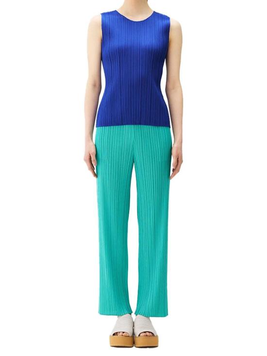  이세이 미야케 민소매 티셔츠 01a03d69 7428 7694 be66 8c32ad33fd04 BLUE - ISSEY MIYAKE