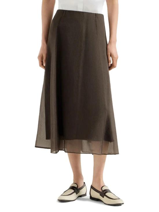  브루넬로 쿠치넬리 스커트 01a03d6b 7c38 78e1 ad10 64f30ba0d376 BROWN - BRUNELLO CUCINELLI