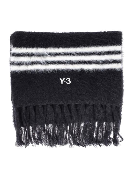 26FW 와이쓰리 머플러/스카프 KS8164 BLACK CREWHT - Y-3