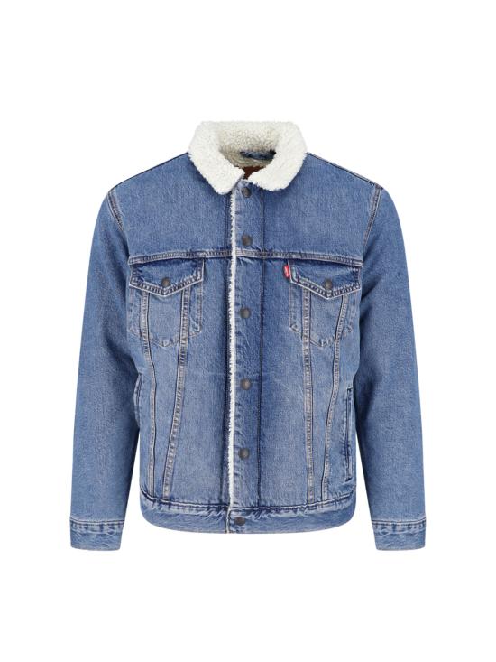 26FW 리바이스 자켓 16365 0346 WASHED AWAY SHERPA BLUE
