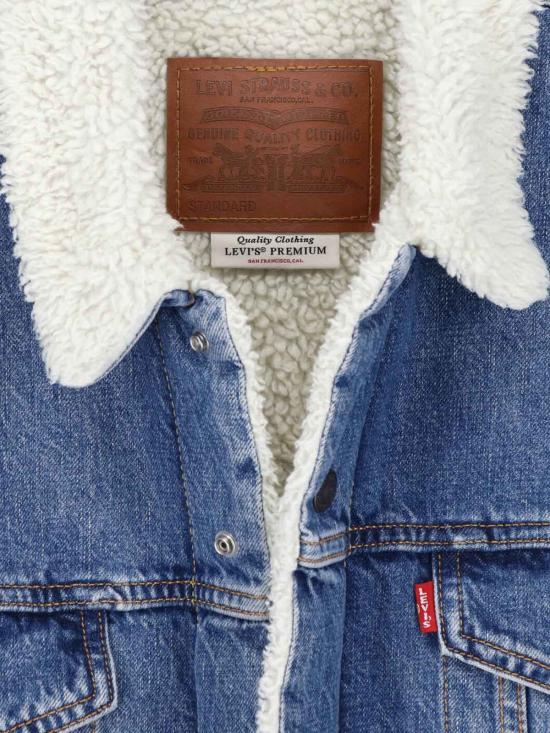 26FW 리바이스 자켓 16365 0346 WASHED AWAY SHERPA BLUE - LEVI'S