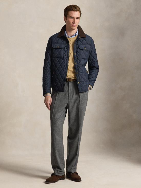 26FW 랄프 로렌 스웨터 라나와 캐시미어 소재의 Maglia, Trecce Cammello - RALPH LAUREN