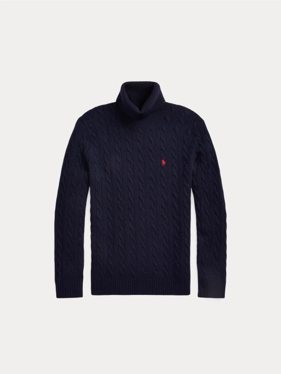 26FW 랄프 로렌 스웨터 710876836 - 005 - 긴팔 풀오버 BSR - 헌터 네이비 - RALPH LAUREN