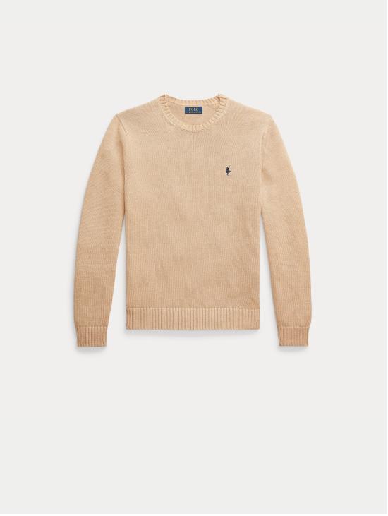 26FW 랄프 로렌 스웨터 코튼 레귤러 카멜로의 말리아 지로콜로 - RALPH LAUREN