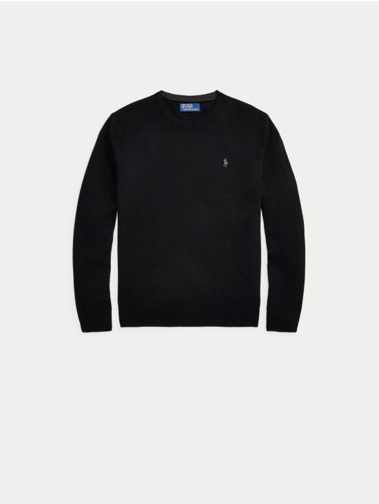 26FW 랄프 로렌 스웨터 Maglia Girocollo in Lana Nero - RALPH LAUREN