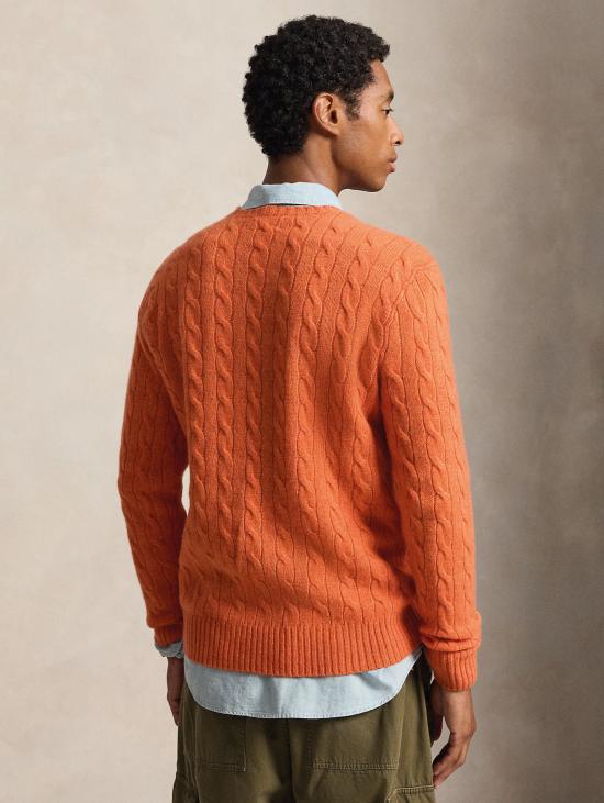 26FW 랄프 로렌 스웨터 미스토 캐시미어 아란시오네 소재의 Maglia Girocollo - RALPH LAUREN