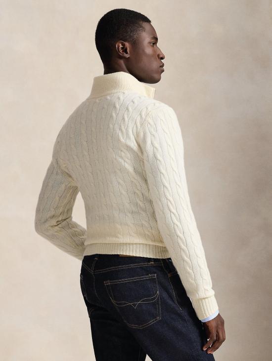 26FW 랄프 로렌 스웨터 말리아 메자 지프 어 트레체 크레마 - RALPH LAUREN