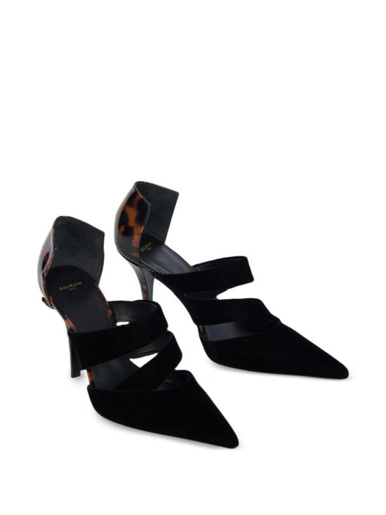 26FW 발망 힐/펌프스 HN0UA302TNVAEKS BLACK - BALMAIN