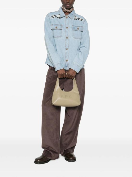 26FW 아페쎄 베이비 니논 숄더백 PUAATF67027KBC LIGHT BROWN - A.P.C.