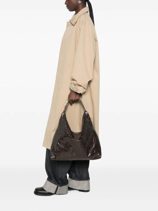 26FW 게라르디니 숄더백 GHB0309MEDIUMSHOULDERNAPLAKTMORO BROWN - GHERARDINI