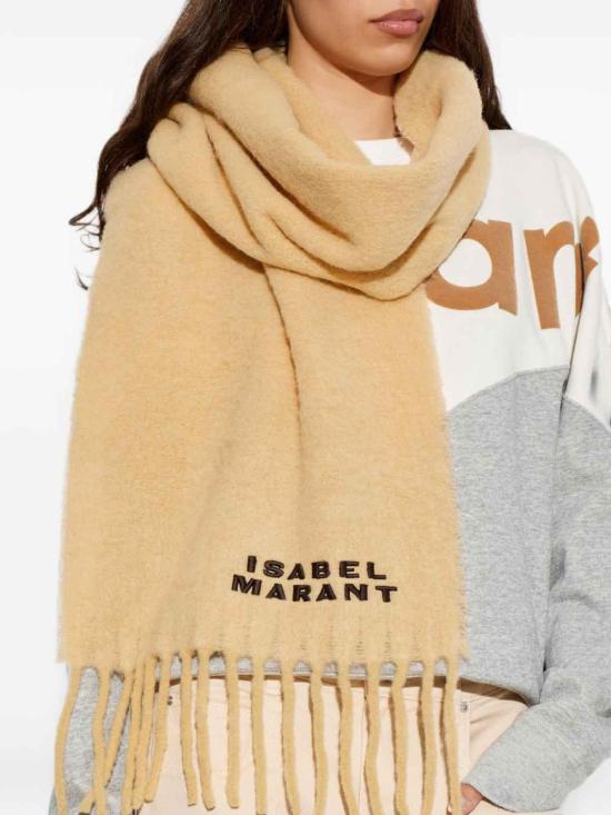 26FW 이자벨마랑 퍼니 알파카 스카프 EC002XFBA4C04A10BR BEIGE - ISABEL MARANT
