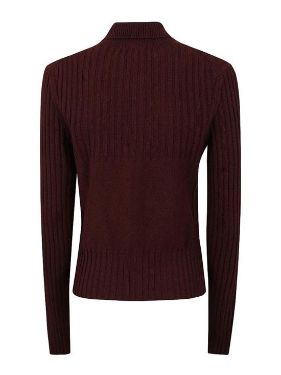 26FW 빅토리아 베컴 탑 1326KJU007313A9887 DARK RED - VICTORIA BECKHAM