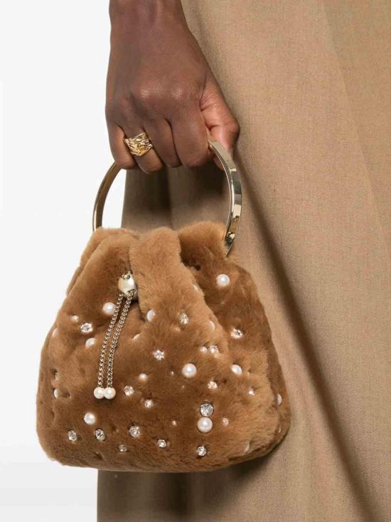 26FW 지미추 숄더백 BONBONGNJTOLGO BROWN - JIMMY CHOO