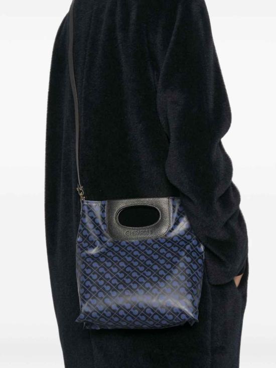 26FW 게라르디니 토트백 GHB0227DOPPIAPIATTINAMINIODISSEY BLUE - GHERARDINI