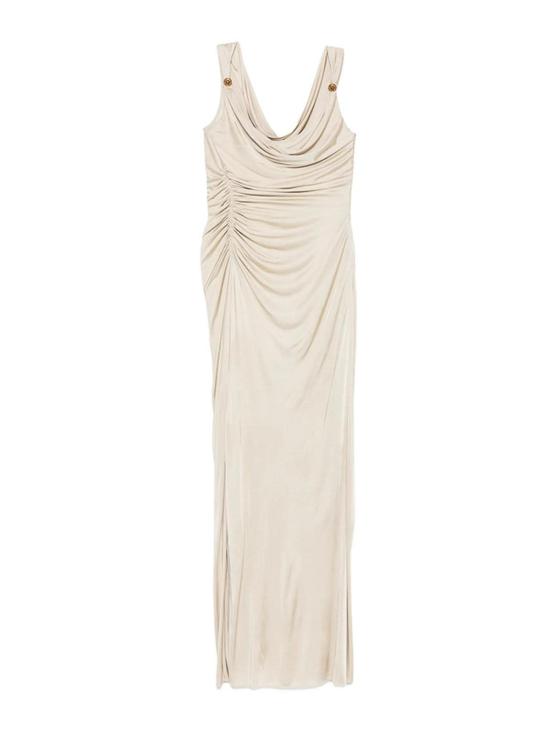 26FW 베르사체 미디 스커트 1A1249710267061KF90 CREAM