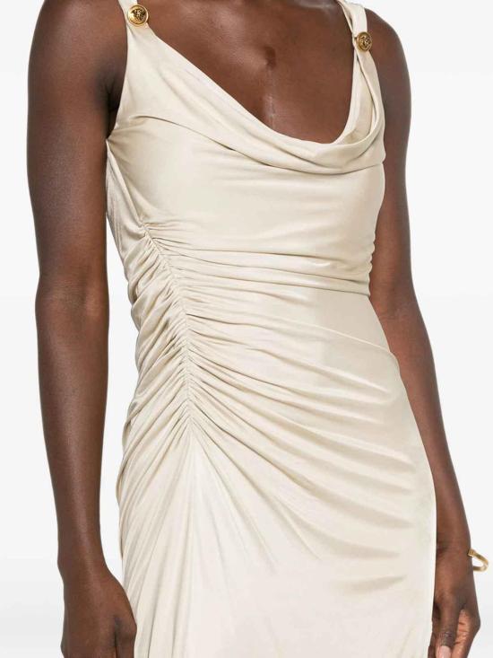 26FW 베르사체 미디 스커트 1A1249710267061KF90 CREAM - VERSACE