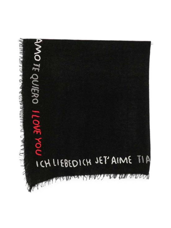 26FW 팔리에로 사르티 머플러/스카프 I272043LITTLETEQUIERO3171 BLACK