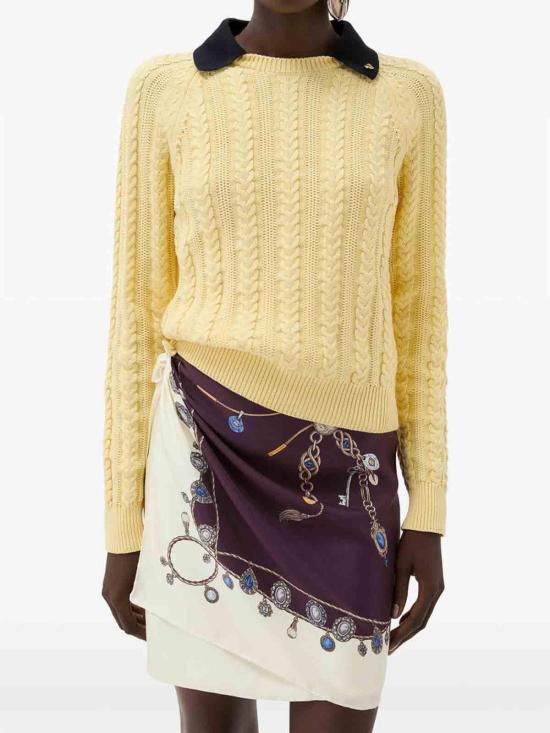 26FW 베르사체 터틀넥 1A1833210257341YA20 YELLOW - VERSACE