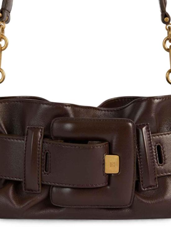 26FW 발망 토트백 HN0AE994LSWB8DJ BROWN - BALMAIN