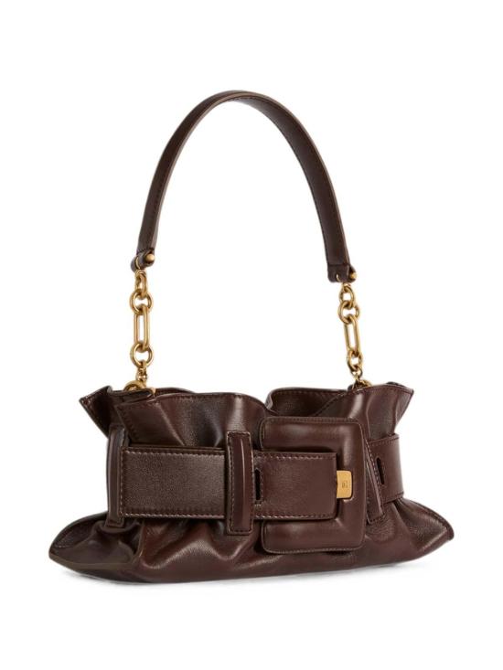 26FW 발망 토트백 HN0AE994LSWB8DJ BROWN - BALMAIN