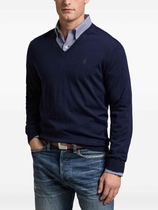 26FW 폴로 랄프로렌 스웨터 710941105001 BLUE - POLO RALPH LAUREN