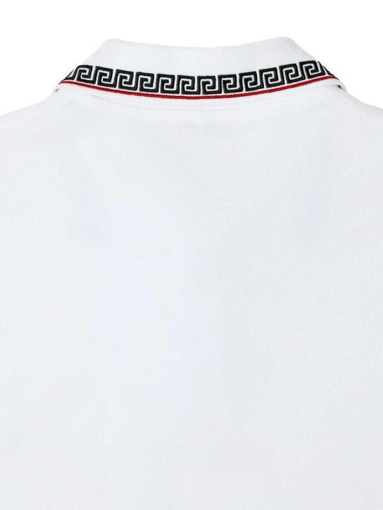 26FW 베르사체 폴로 티셔츠 1A1868810259671W000 WHITE - VERSACE
