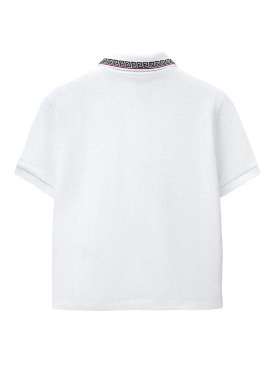 26FW 베르사체 폴로 티셔츠 1A1868810259671W000 WHITE - VERSACE