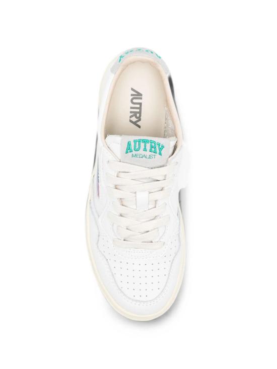 26FW 오트리 메달리스트 로우 레더 스니커즈 AULWHJ01 WHITE - AUTRY