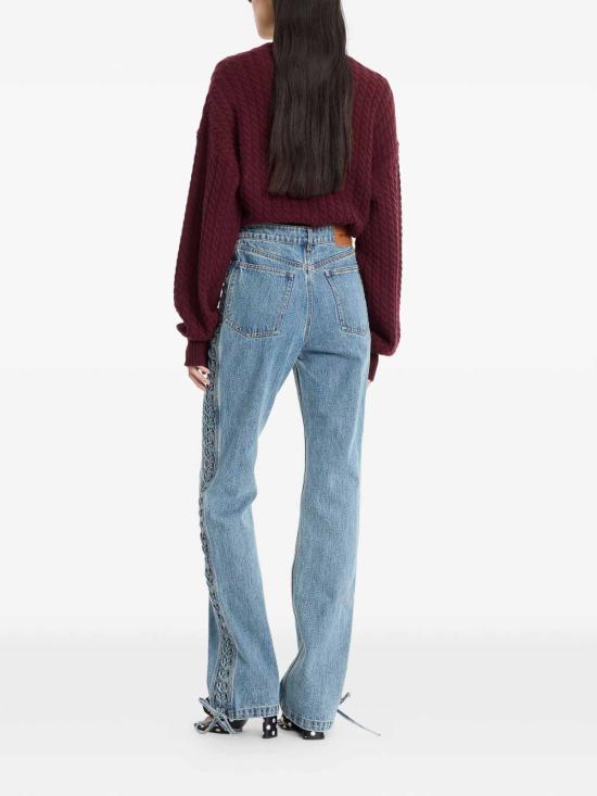 26FW 로테이트 바이 크리스텐슨 탑 116437741741 DARK RED - ROTATE BY BIRGERCHRISTENSEN