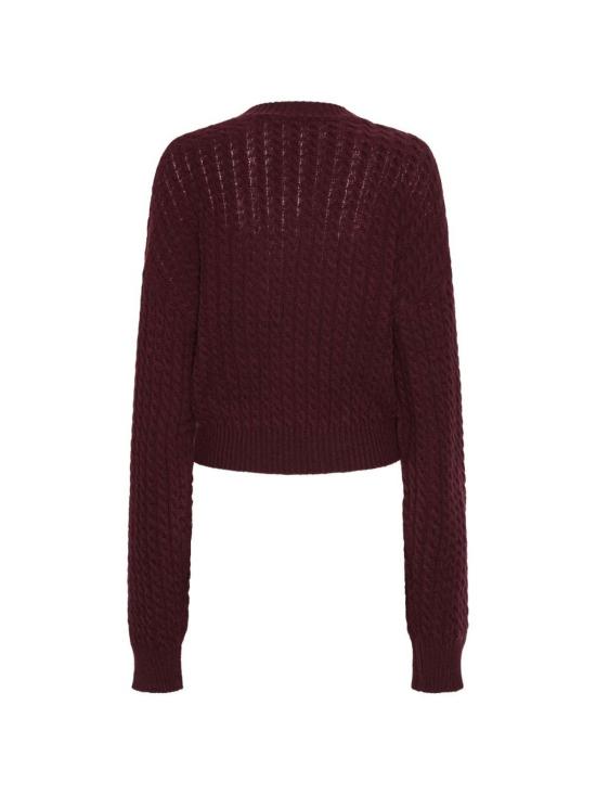 26FW 로테이트 바이 크리스텐슨 탑 116437741741 DARK RED - ROTATE BY BIRGERCHRISTENSEN