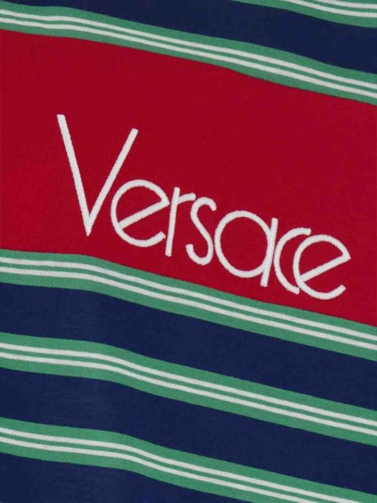 26FW 베르사체 폴로 티셔츠 1A1843910255126UF90 BLUE - VERSACE