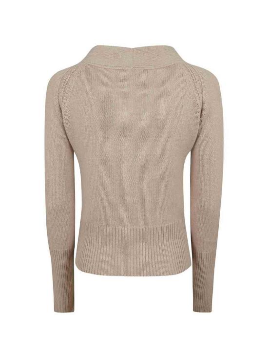 26FW 에르마노 설비노 탑 D495N728IWN41116 CREAM - ERMANNO SCERVINO