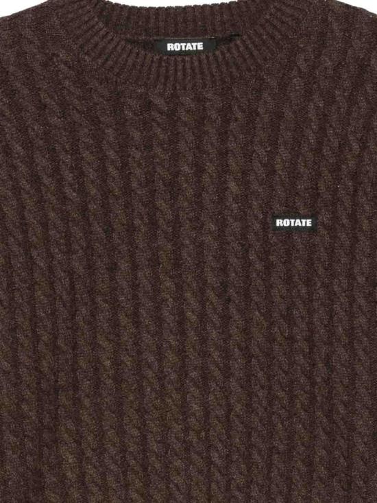 26FW 로테이트 바이 크리스텐슨 탑 11643720372037 BROWN - ROTATE BY BIRGERCHRISTENSEN