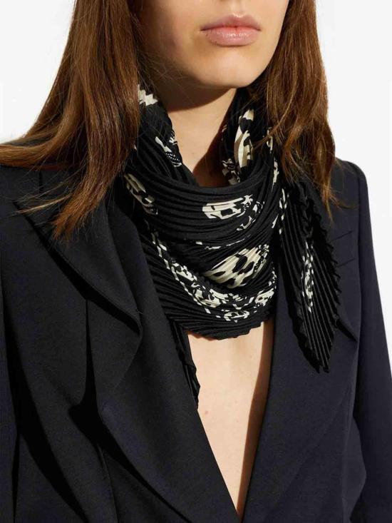 26FW 알렉산더 맥퀸 머플러/스카프 8670853001Q1078 BLACK - ALEXANDER MCQUEEN