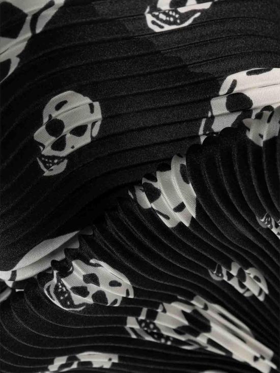 26FW 알렉산더 맥퀸 머플러/스카프 8670853001Q1078 BLACK - ALEXANDER MCQUEEN