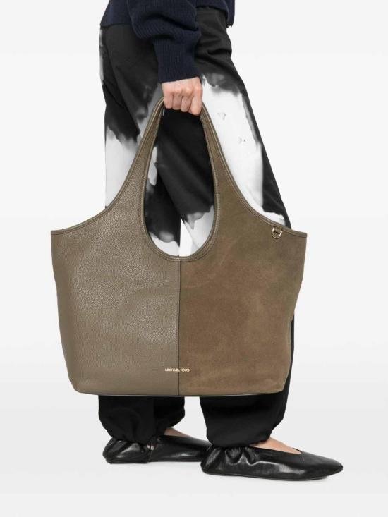 26FW 마이클 코어스 토트백 30T6G51T3S282 GREEN - MICHAEL KORS