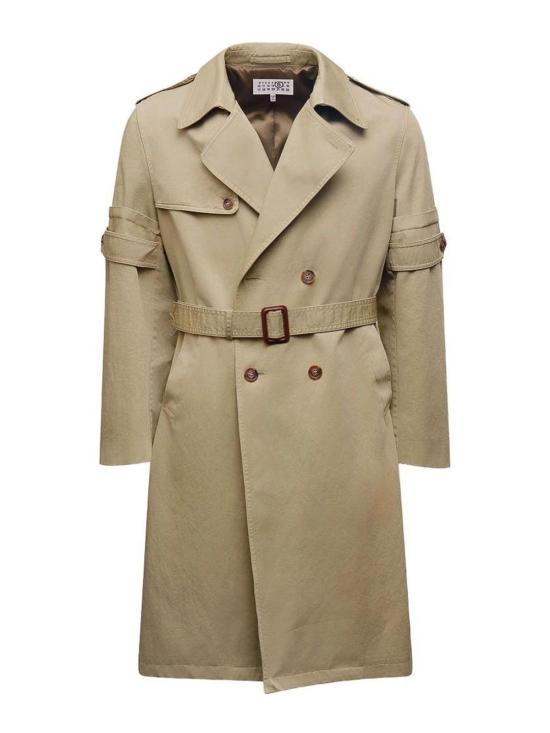 26FW MM6 메종마르지엘라 트렌치 코트 SH2AH0020M35435738 BEIGE