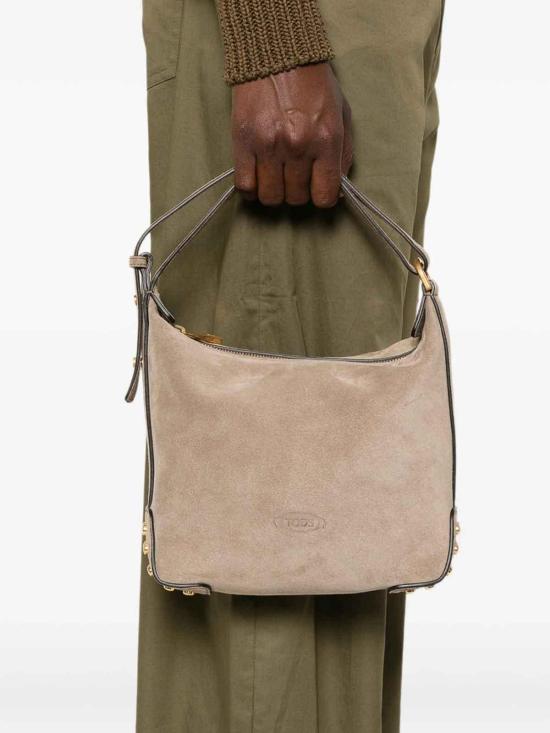 26FW 토즈 미니 메탈 도트 핸드백 XBWGMTE0100OCOC823 BEIGE - TODS