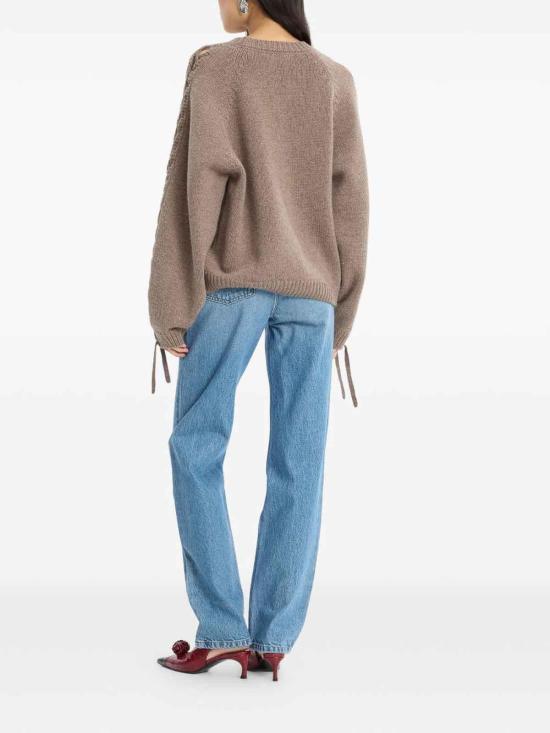 26FW 로테이트 바이 크리스텐슨 탑 11474110781078 BROWN - ROTATE BY BIRGERCHRISTENSEN