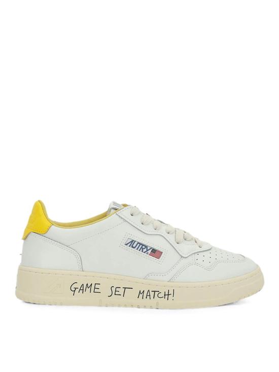 26FW 오트리 메달리스트 로우 스니커즈 AULMML07 WHITE