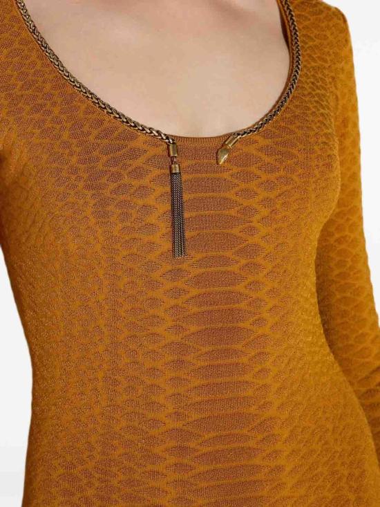 26FW 엘리자베타프랜치 미디 스커트 AM30S67E2940 BROWN - ELISABETTA FRANCHI