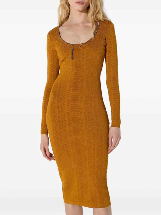 26FW 엘리자베타프랜치 미디 스커트 AM30S67E2940 BROWN - ELISABETTA FRANCHI