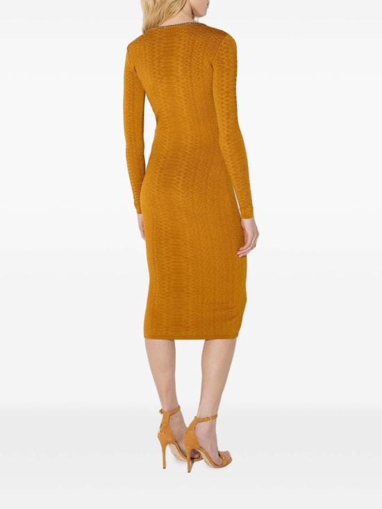 26FW 엘리자베타프랜치 미디 스커트 AM30S67E2940 BROWN - ELISABETTA FRANCHI