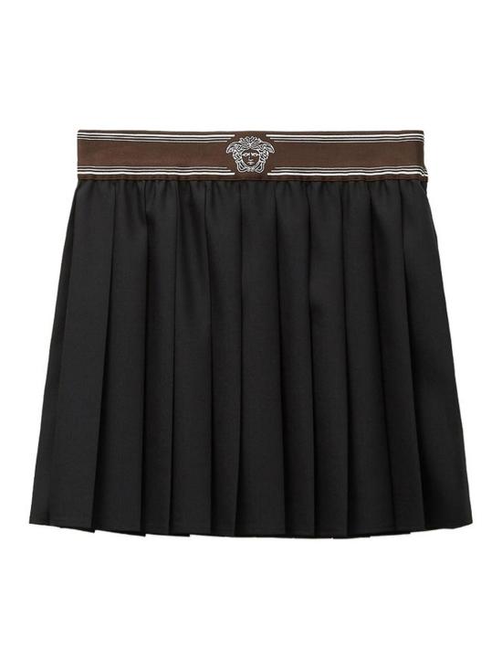 26FW 베르사체 숏 스커트 1A1766910258811B000 BLACK