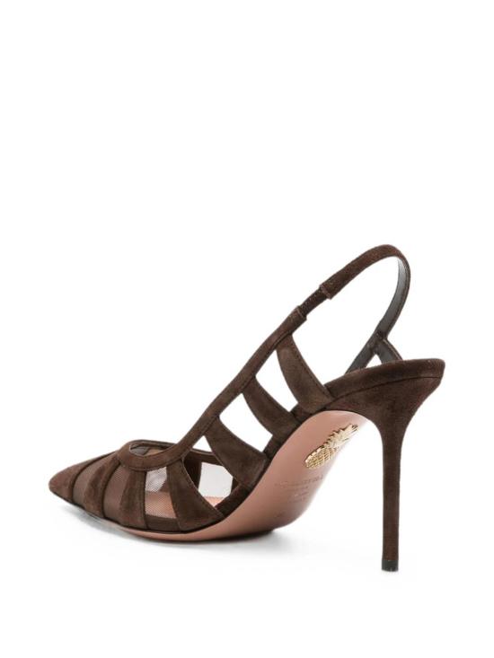 26FW 아쿠아주라 샌들 SEEMIDP0SFEESPESPRE BROWN - AQUAZZURA