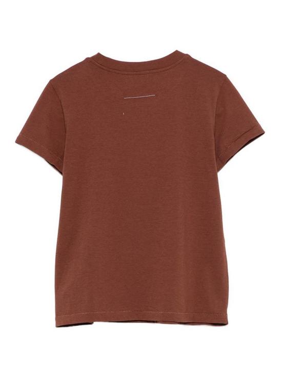 26FW MM6 메종마르지엘라 반팔 티셔츠 S52GC0366M20048137 BROWN - MM6 MAISON MARGIELA