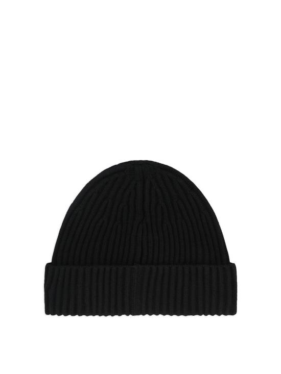 26FW 스톤 아일랜드 풀 립 RWS 컴퍼스 로고 패치 울 비니 L2S15N100002S00C3V0029 BLACK - STONE ISLAND