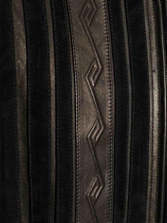 26FW 베르사체 가죽 자켓 1A1863410258971B000 BLACK - VERSACE