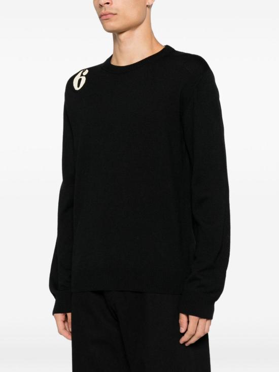 26FW MM6 메종마르지엘라 스웨터 SH0HL0052M13284900S BLACK - MM6 MAISON MARGIELA