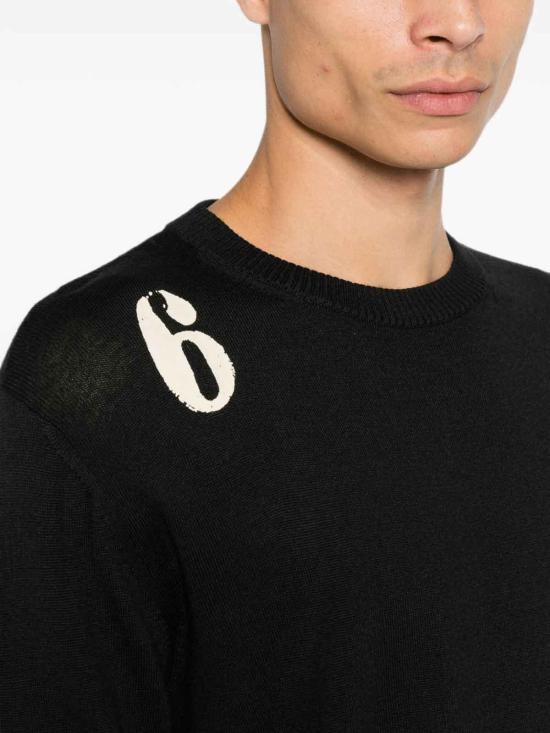 26FW MM6 메종마르지엘라 스웨터 SH0HL0052M13284900S BLACK - MM6 MAISON MARGIELA